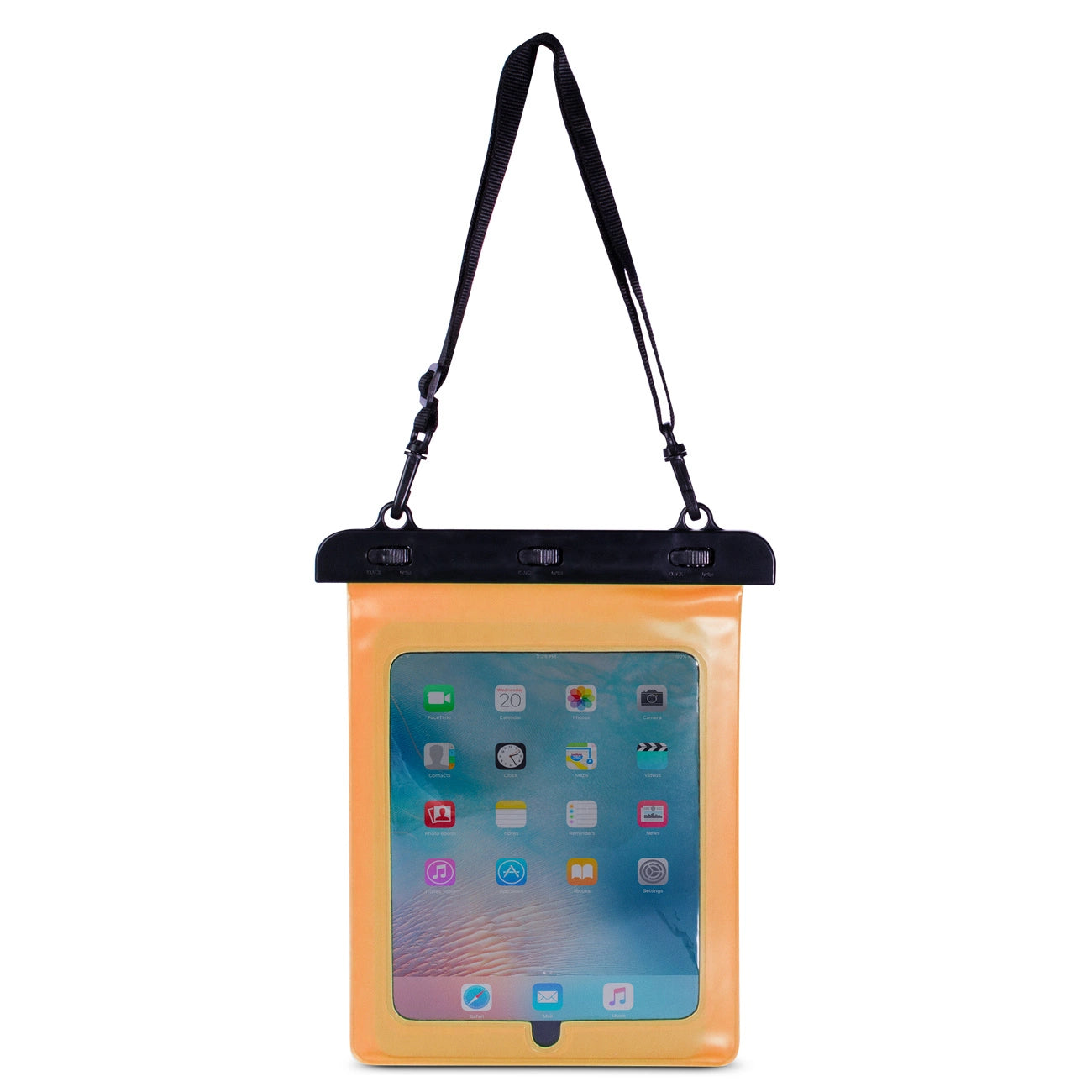 Waterproof PVC tablet case - orange_2