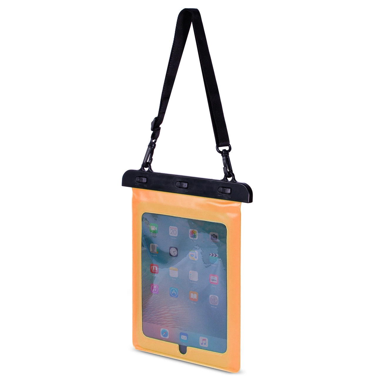Waterproof PVC tablet case - orange_1