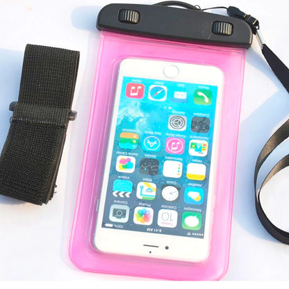PVC waterproof armband phone case - blue_2