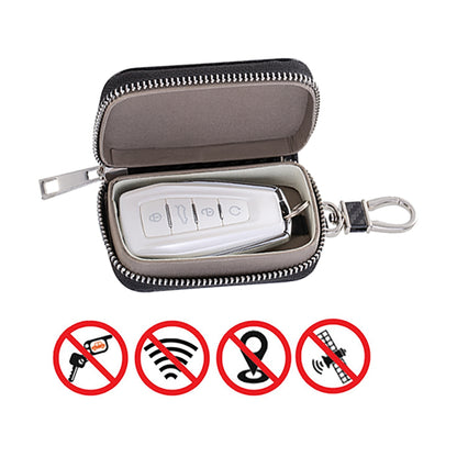 Anti-theft Car Key Case Blocking Radio Waves Faraday Box Faraday Cage Black_0