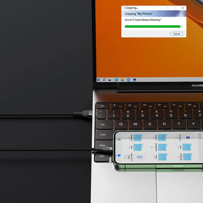 Baseus Flash Series II cable USB - USB Type C / Lightning / micro USB 100 W 1.2 m black (CASS030001)_18