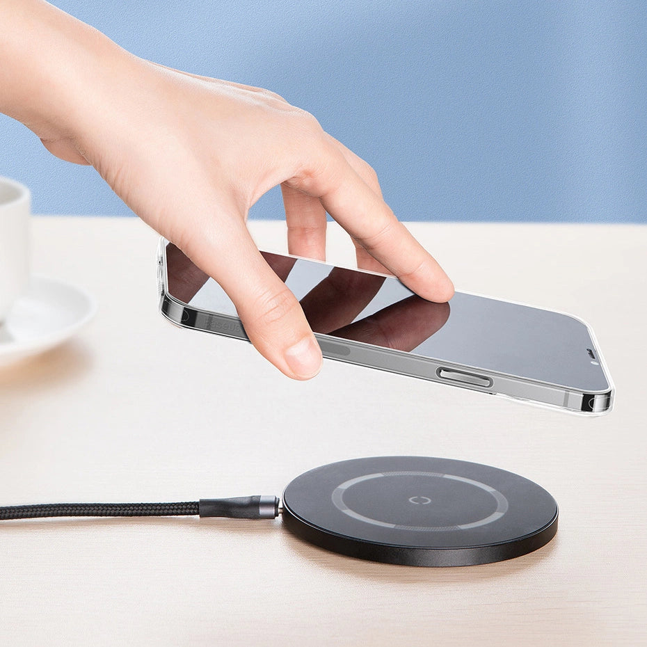 Baseus Frosted Glass Case Cover for iPhone 13 Pro Hard Cover with Gel Frame black (ARWS001001)_22