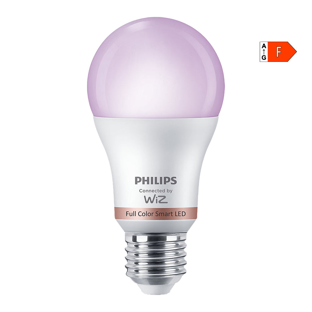 LÃ¢mpada standard led e27 8,5w full colors wifi wiz philips_0