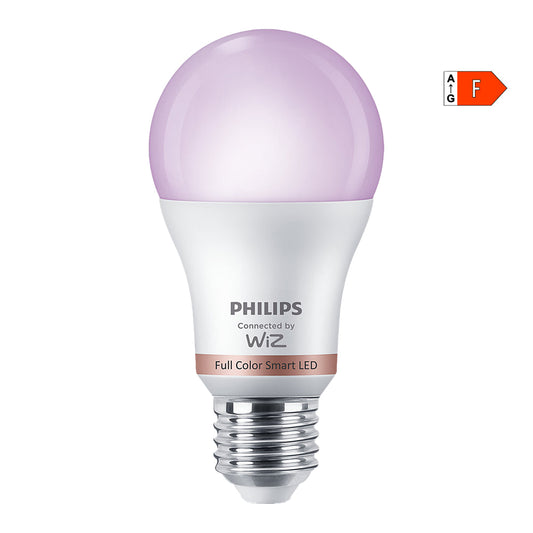LÃ¢mpada standard led e27 8,5w full colors wifi wiz philips_0