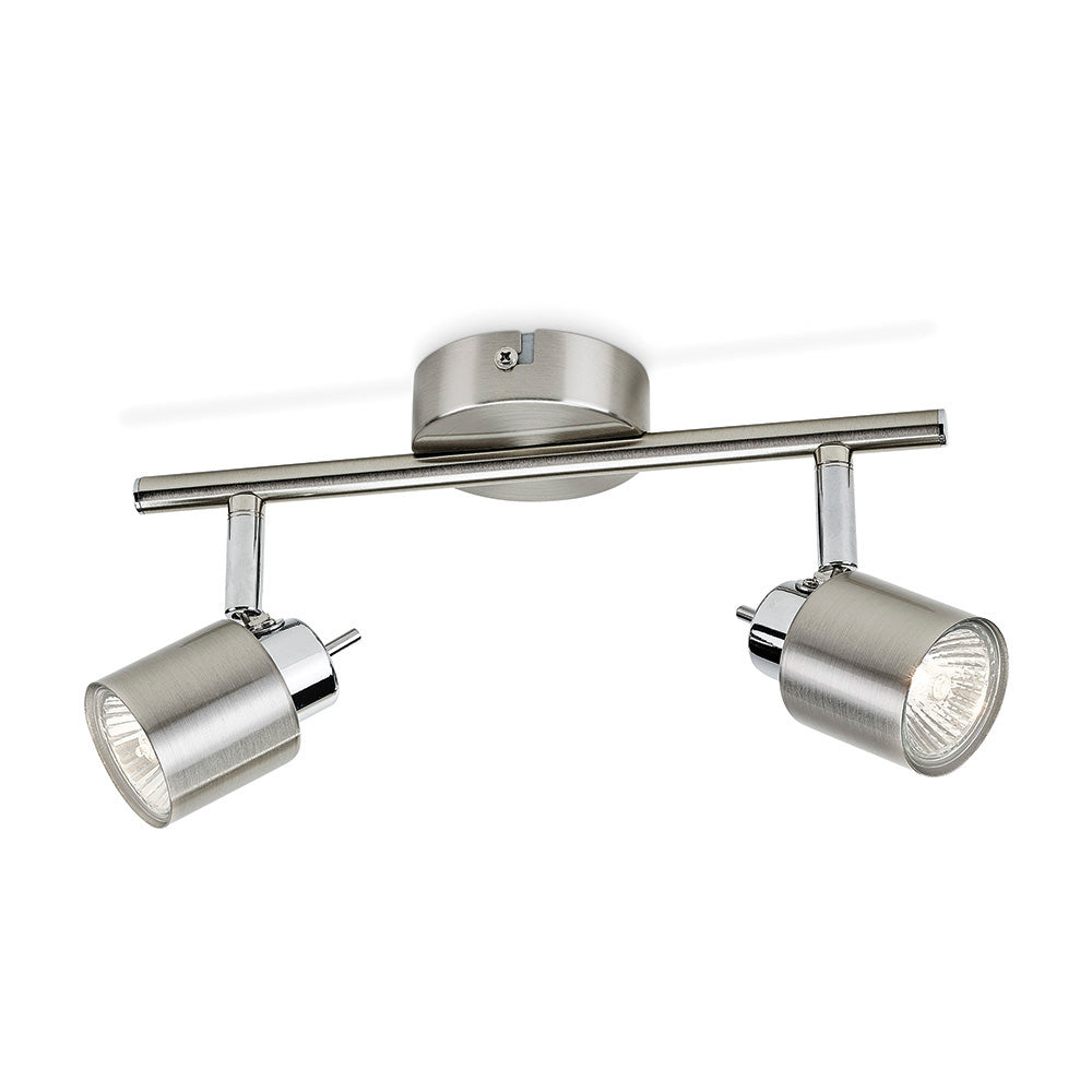 Candeeiro de teto 2 focos gu10 mod. meranti philips_0