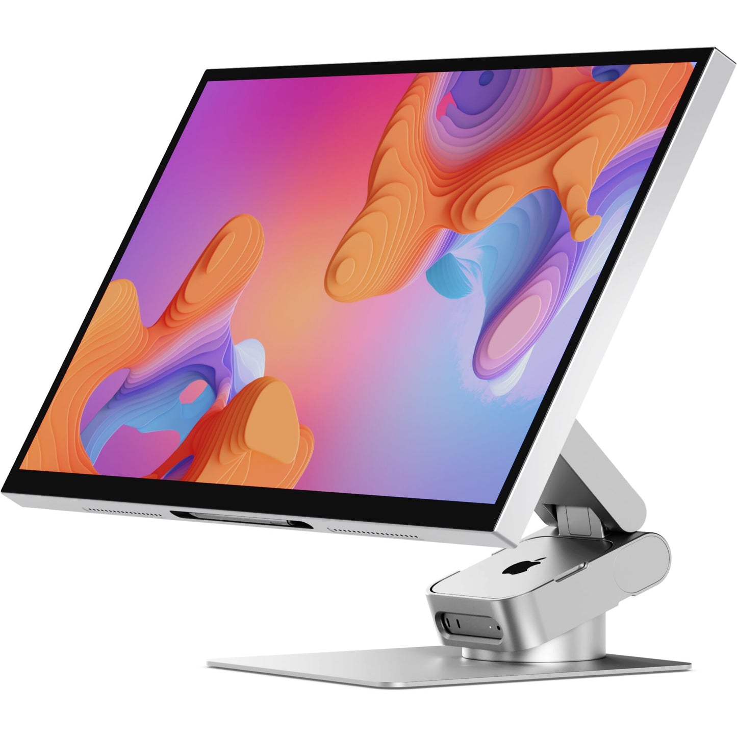 Suporte Monitor Alogic ASPEKT Omni Fold Mac Mini 32” Prata