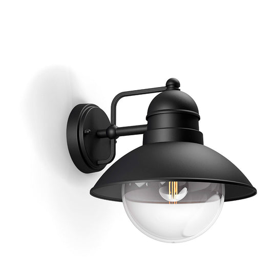 Candeeiro de parede e27 preto mod. hoverfly philips_0
