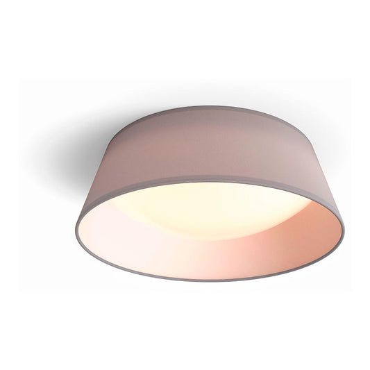 Plafon interior led 14 w 1.100 lm 3.000 k cinzento mod. dawn, Ã¸34 cm_0