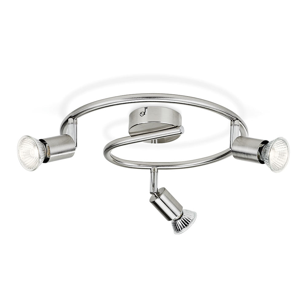 Candeeiro de teto circular 3 focos mod. limbali gu10 Ã¸32x13cm philips_0