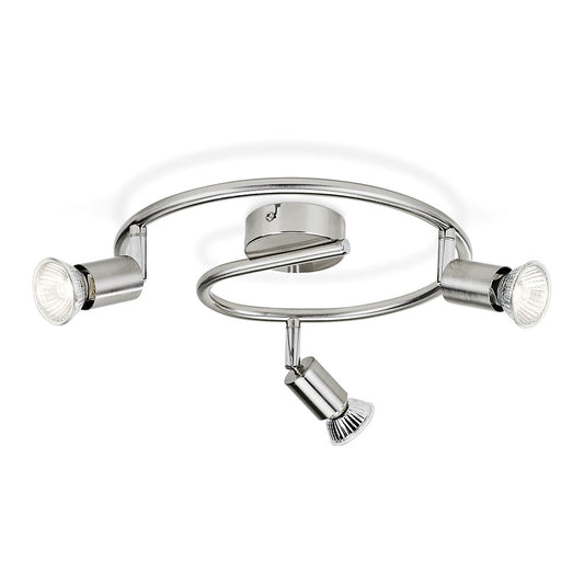 Candeeiro de teto circular 3 focos mod. limbali gu10 Ã¸32x13cm philips_0