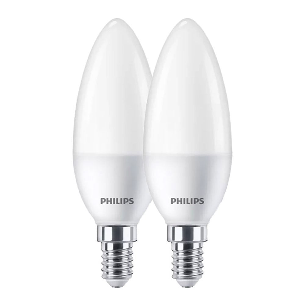 LÃ¢mpada vela led e14, 7 w, 806 lm, 2700 k, luz quente, 2 unidades_0