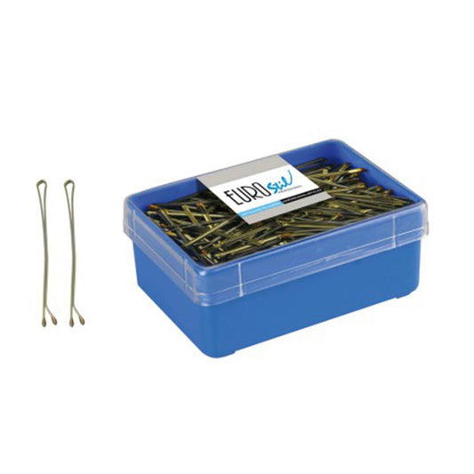 Caja Miniclips EUROSTIL / Bronze / 25mm / 700un_0