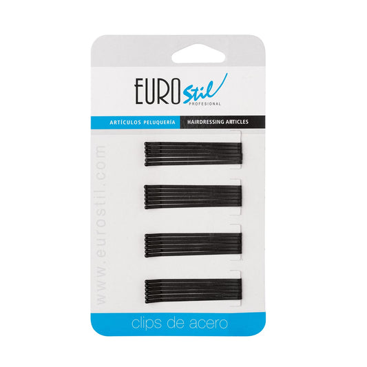 Caixa de Clips EUROSTIL / Preto / 50mm / 24un_0
