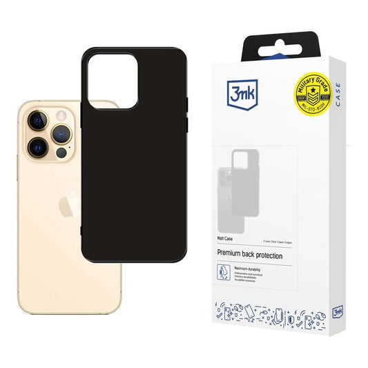 iPhone 13 Pro Max Series 3mk Matt Case - Black_0