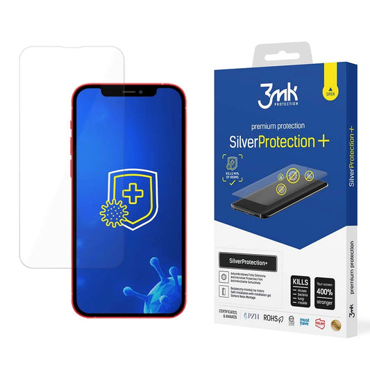 iPhone 13 Pro / iPhone 13 antibacterial screen protector for gamers 3mk Silver Protection+ series_0