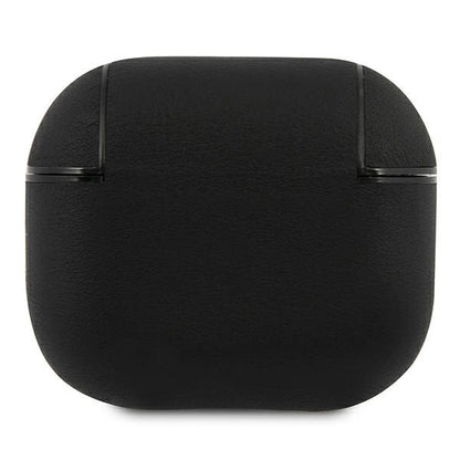 BMW BMA3SSLBK AirPods 3 cover czarny/black Geniune Leather Silver Logo_1