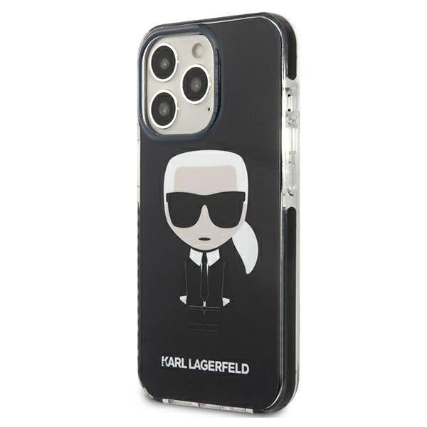 Karl Lagerfeld KLHCP13LTPEIKK iPhone 13 Pro / 13 6,1" hardcase czarny/black Iconik Karl_1