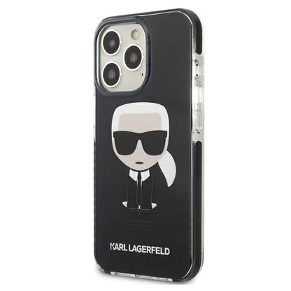 Karl Lagerfeld KLHCP13LTPEIKK iPhone 13 Pro / 13 6,1" hardcase czarny/black Iconik Karl_1