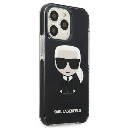 Karl Lagerfeld KLHCP13LTPEIKK iPhone 13 Pro / 13 6,1" hardcase czarny/black Iconik Karl_3