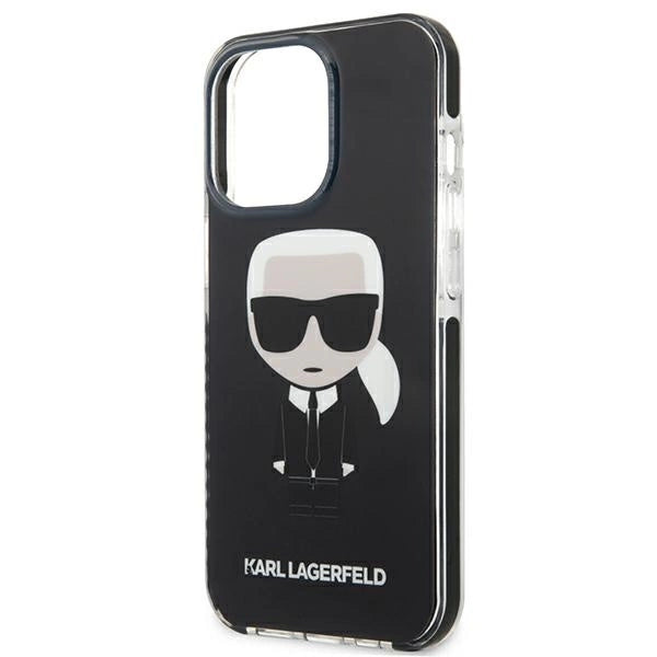 Karl Lagerfeld KLHCP13LTPEIKK iPhone 13 Pro / 13 6,1" hardcase czarny/black Iconik Karl_5