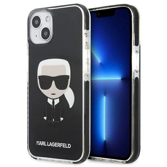 Karl Lagerfeld KLHCP13STPEIKK iPhone 13 mini 5,4"  hardcase czarny/black Iconik Karl_0