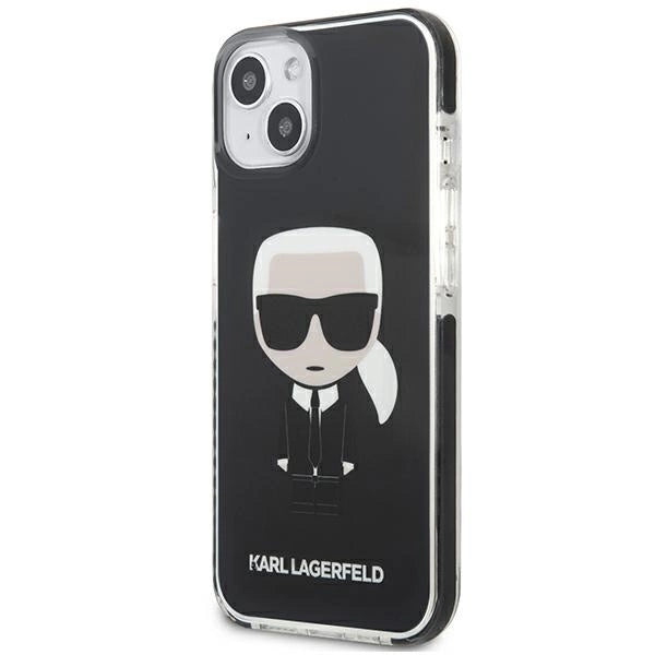 Karl Lagerfeld KLHCP13STPEIKK iPhone 13 mini 5,4"  hardcase czarny/black Iconik Karl_1