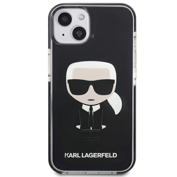 Karl Lagerfeld KLHCP13STPEIKK iPhone 13 mini 5,4"  hardcase czarny/black Iconik Karl_2
