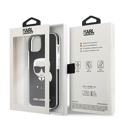 Karl Lagerfeld KLHCP13STPEIKK iPhone 13 mini 5,4"  hardcase czarny/black Iconik Karl_7