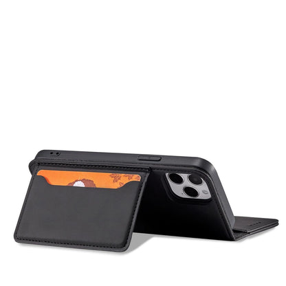 Magnet Card Case for iPhone 12 cover card wallet card stand black_7