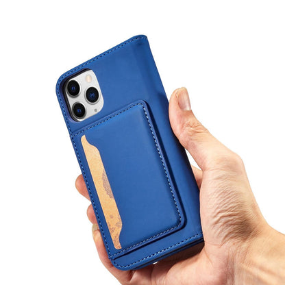 Magnet Card Case for iPhone 12 Pro cover card wallet card stand blue_10