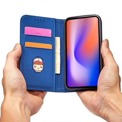 Magnet Card Case for iPhone 12 Pro cover card wallet card stand blue_11