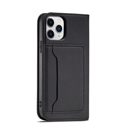 Magnet Card Case for iPhone 12 Pro Max Pouch Card Wallet Card Holder Black_8