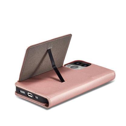 Magnet Card Case for iPhone 13 Pro Pouch Card Wallet Card Holder Pink_6