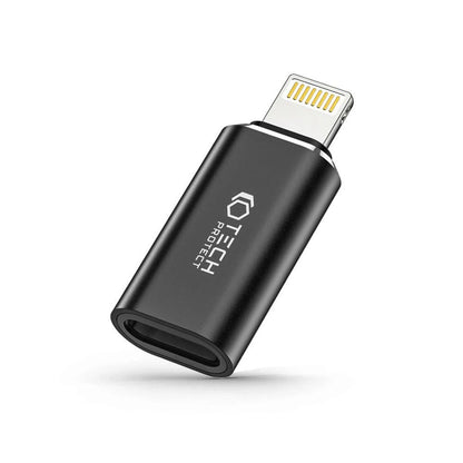 Adaptador Tech-Protect UltraBoost Lightning (macho) para USB-C (fêmea)
