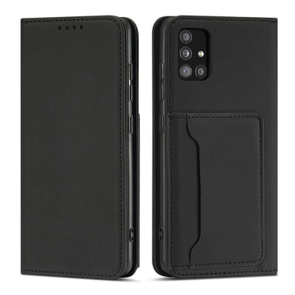 Magnet Card Case Case for Samsung Galaxy A12 5G Pouch Wallet Card Holder Black_0