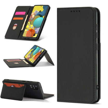 Magnet Card Case Case for Samsung Galaxy A12 5G Pouch Wallet Card Holder Black_4