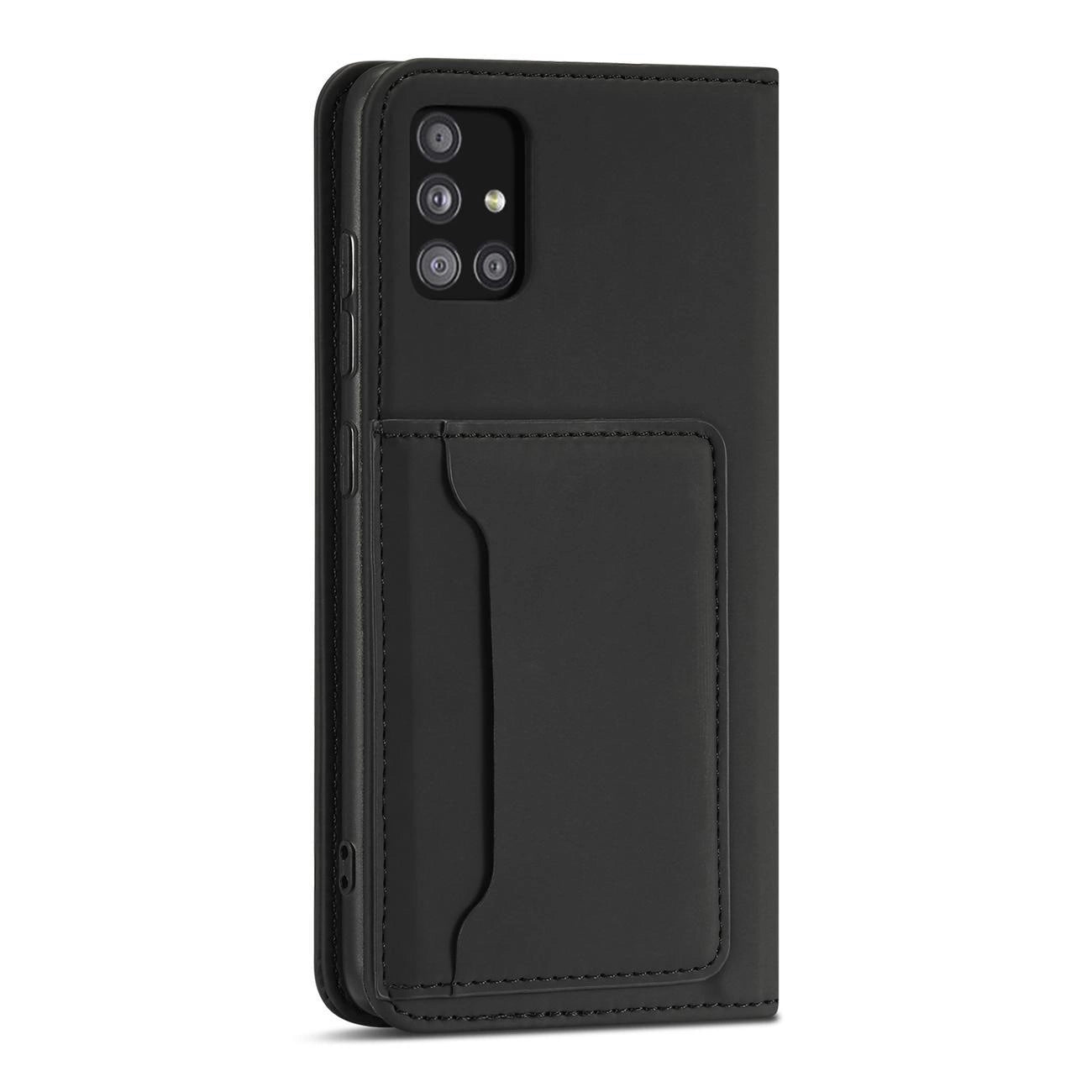Magnet Card Case Case for Samsung Galaxy A12 5G Pouch Wallet Card Holder Black_5