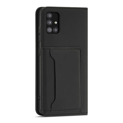 Magnet Card Case Case for Samsung Galaxy A12 5G Pouch Wallet Card Holder Black_5