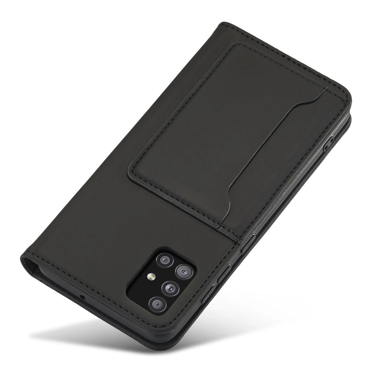 Magnet Card Case Case for Samsung Galaxy A12 5G Pouch Wallet Card Holder Black_6