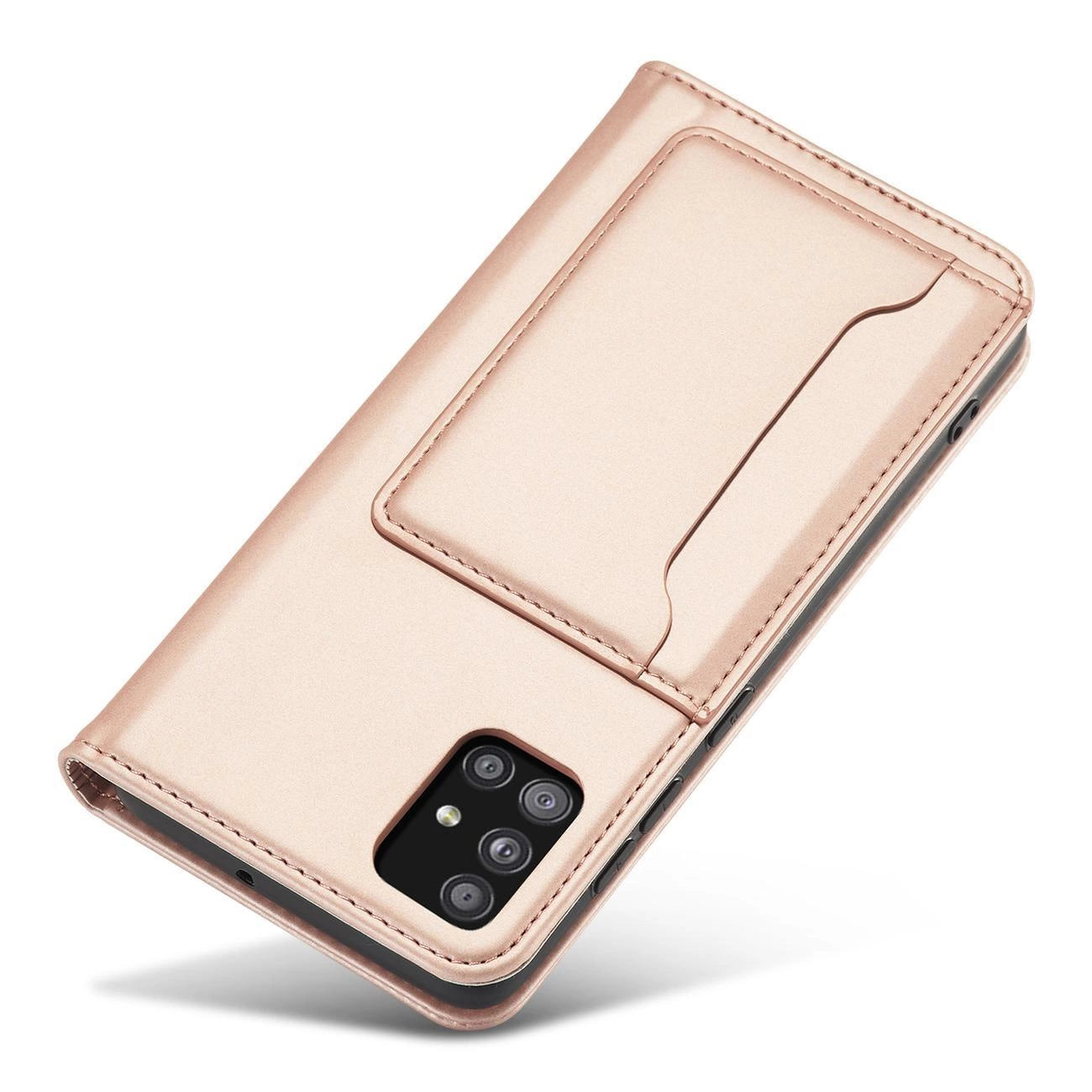 Magnet Card Case Case for Samsung Galaxy A12 5G Pouch Wallet Card Holder Pink_7