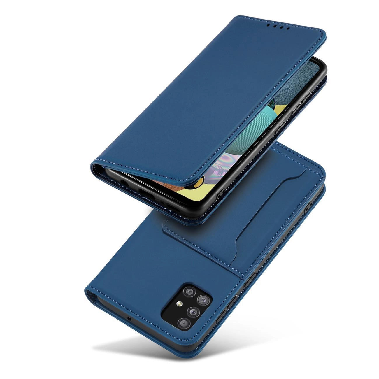 Magnet Card Case Case For Samsung Galaxy A13 5G Pouch Wallet Card Holder Blue_3