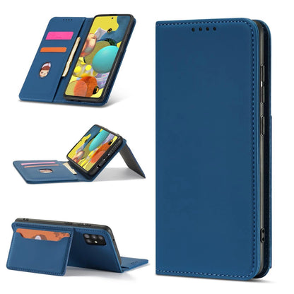 Magnet Card Case Case For Samsung Galaxy A13 5G Pouch Wallet Card Holder Blue_4