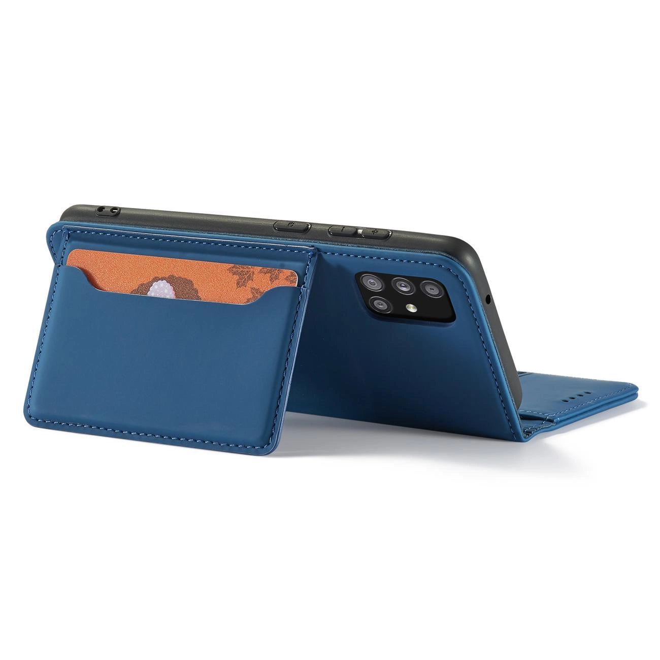 Magnet Card Case Case For Samsung Galaxy A13 5G Pouch Wallet Card Holder Blue_8