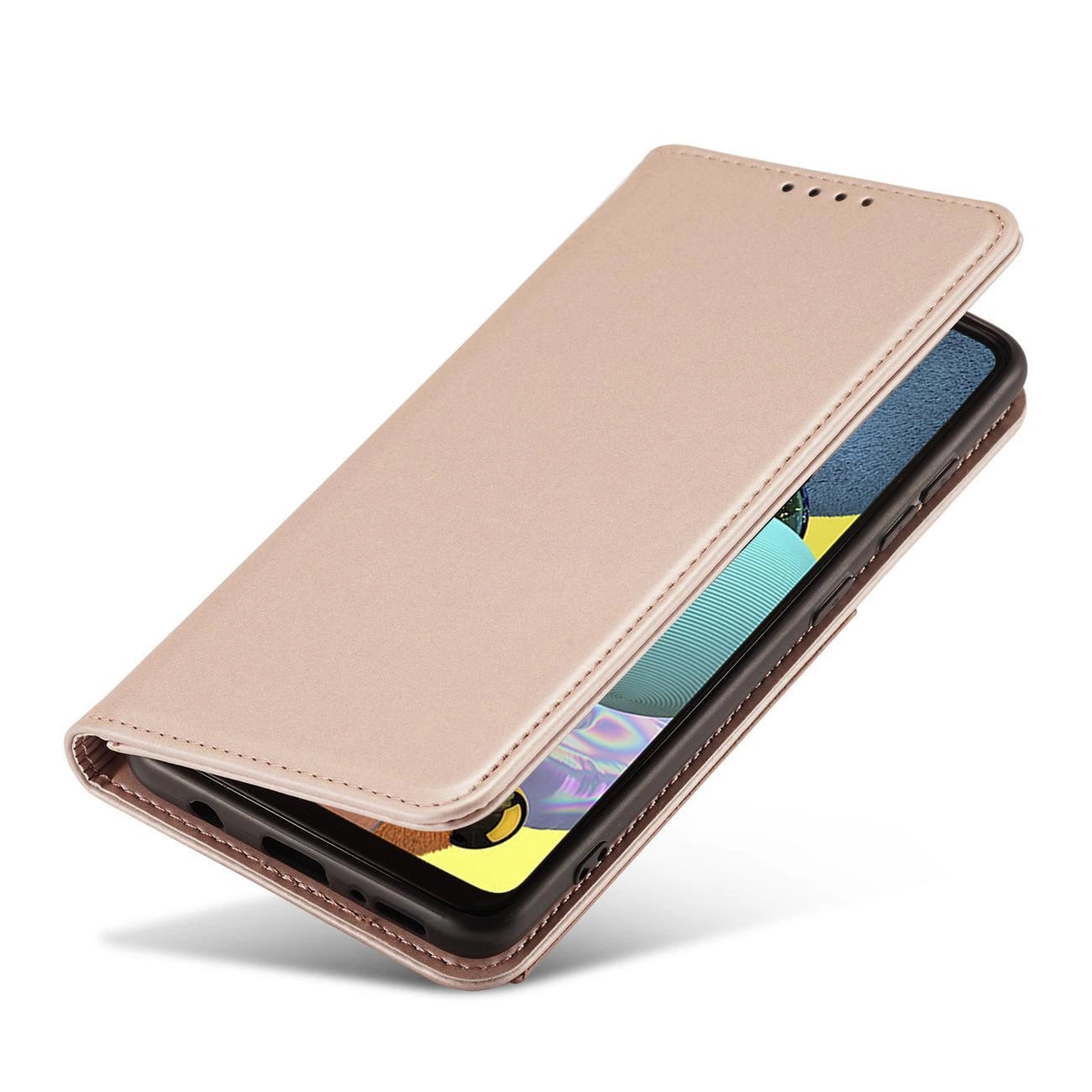 Magnet Card Case Case for Samsung Galaxy A13 5G Pouch Wallet Card Holder Pink_5