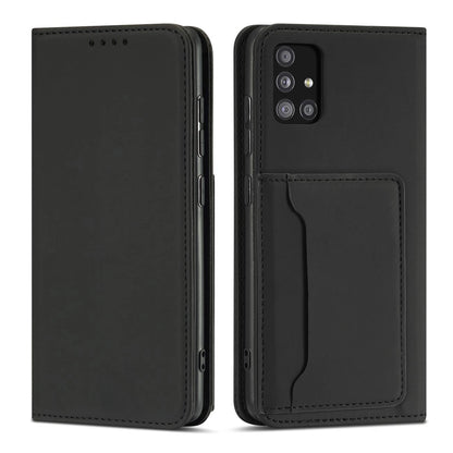 Magnet Card Case Case for Xiaomi Redmi Note 11 Pro Pouch Wallet Card Holder Black_0