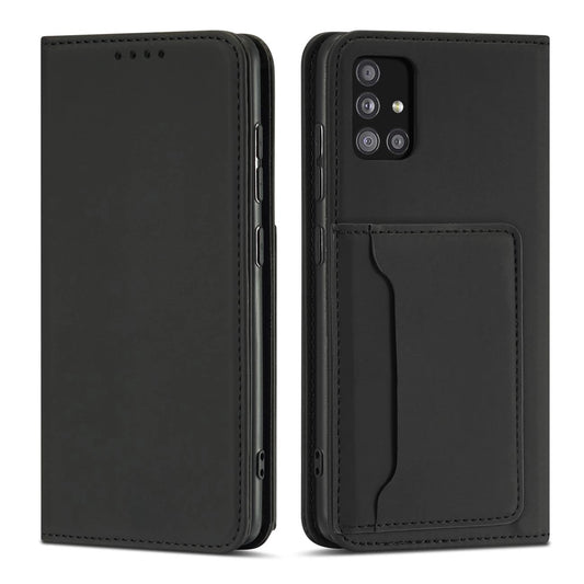 Magnet Card Case Case for Xiaomi Redmi Note 11 Pro Pouch Wallet Card Holder Black_0