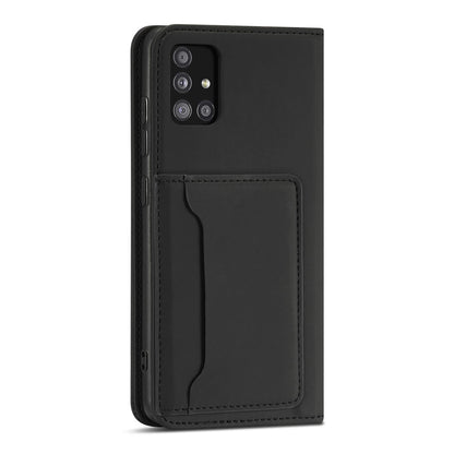 Magnet Card Case Case for Xiaomi Redmi Note 11 Pro Pouch Wallet Card Holder Black_5