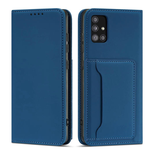 Magnet Card Case for Xiaomi Redmi Note 11 Pro Pouch Card Wallet Card Holder Blue_0