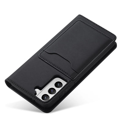 Magnet Card Case for Samsung Galaxy S22 + (S22 Plus) Pouch Wallet Card Holder Black_10