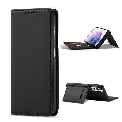 Magnet Card Case for Samsung Galaxy S22 + (S22 Plus) Pouch Wallet Card Holder Black_1